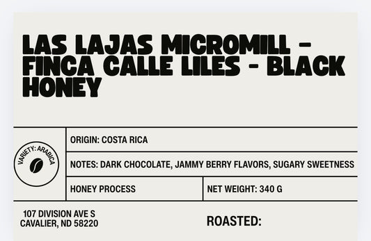 Las Lajas Micromill – Finca Calle Liles - Black Honey